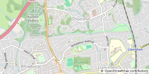 Map of Cardiff