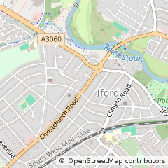 Map of Bournemouth, Dorset