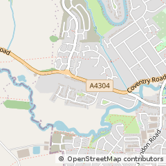 Map of Market Harborough, Leicestershire