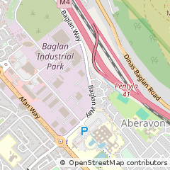 Map of Port Talbot