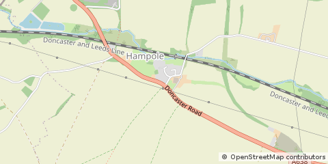 Map of Doncaster, South Yorkshire