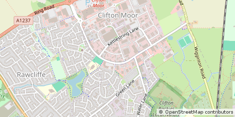 Map of York, North Yorkshire