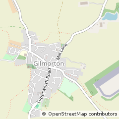 Map of Gilmorton, Leicestershire