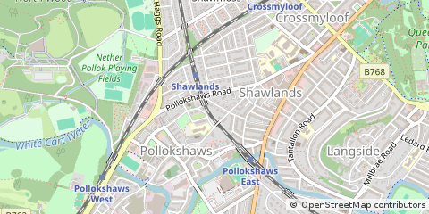 Map of Glasgow