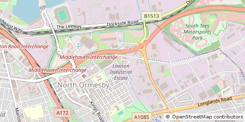 Map of Middlesbrough