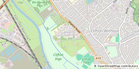 Map of York, North Yorkshire