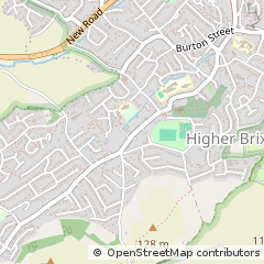 Map of Brixham, Devon