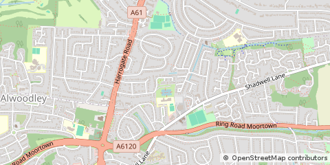Map of Leeds