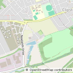 Map of Mansfield, Nottinghamshire