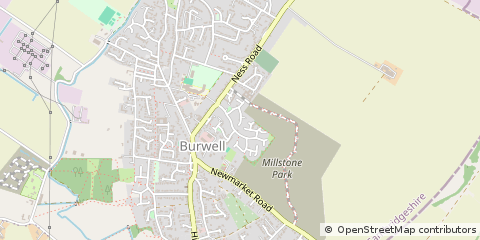 Map of Cambridge, Cambs