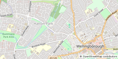 Map of Wellingborough