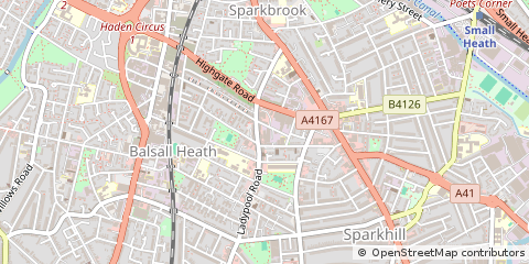 Map of Birmingham