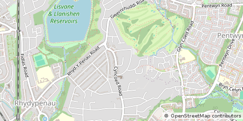 Map of Cardiff