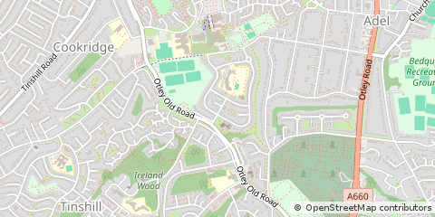 Map of Leeds