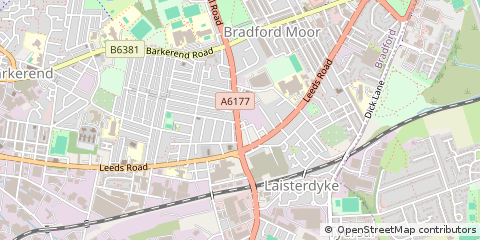 Map of Bradford