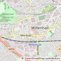Map of West Midlands