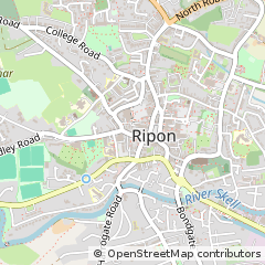 Map of Ripon, North Yorkshire
