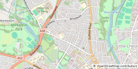 Map of Derby