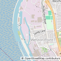 Map of Runcorn, Cheshire