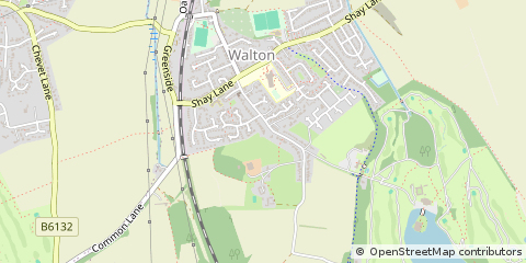 Map of Wakefield, Yorkshire