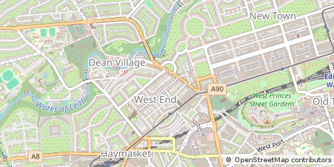 Map of Edinburgh, Midlothian