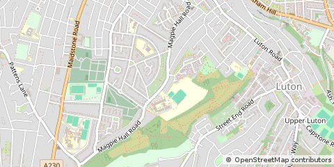 Map of Chatham, Kent