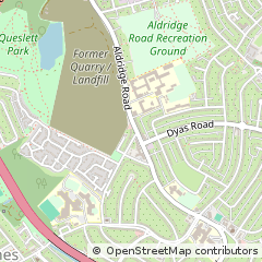 Map of Birmingham, West Midlands
