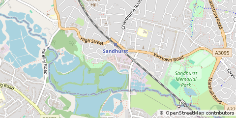 Map of Sandhurst