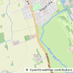 Map of Preston Lancashire, Lancashire