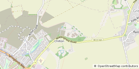 Map of Sudbury, Suffolk