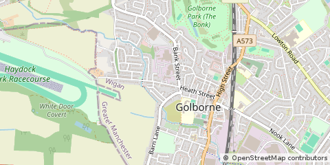 Map of Warrington