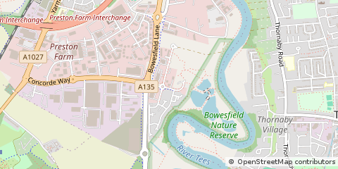 Map of Stockton on Tees
