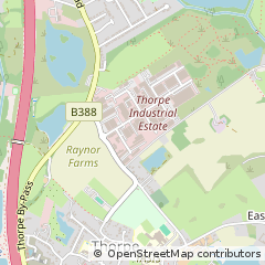 Map of Egham, Surrey