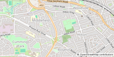 Map of Aberdeen