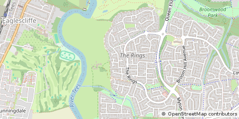 Map of Stockton-on-Tees
