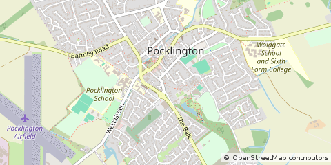 Map of York, East Riding of Yorkshire