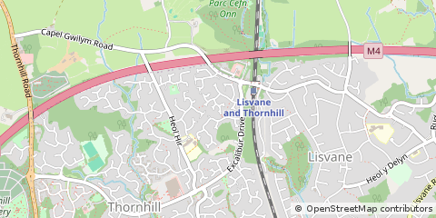 Map of Cardiff