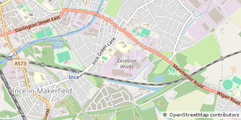 Map of Dobson Park WAY Ince, Wigan
