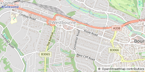 Map of Westbourne