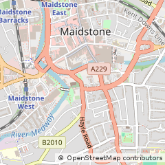 Map of Maidstone, Kent