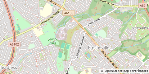 Map of Sheffield
