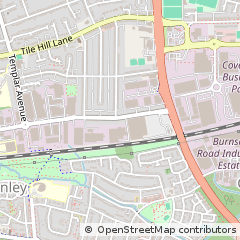 Map of Coventry, West Midlands