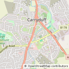 Map of Carryduff, Belfast