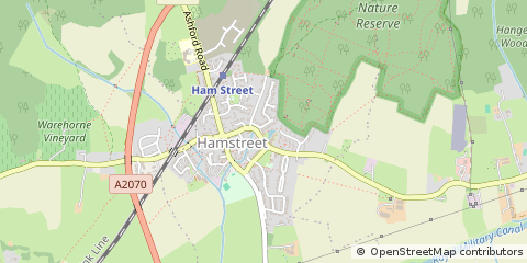 Map of Ashford, Kent