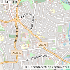 Map of Derbys, Derbyshire