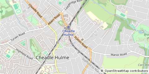 Map of Cheadle