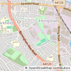 Map of Hilton Road, Wolverhampton