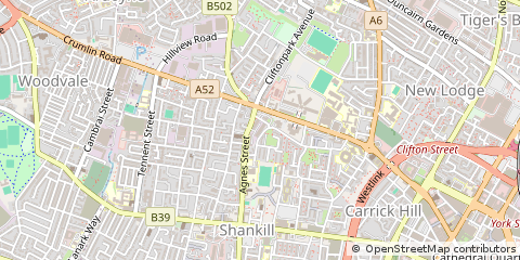 Map of Belfast