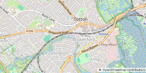 Map of Southampton