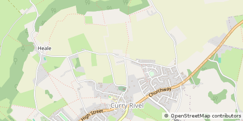 Map of Langport, Somerset
